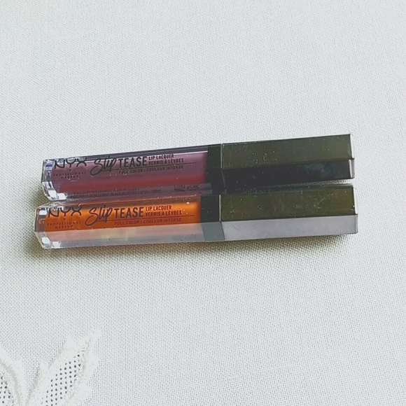 ⭐Host Pick NYX Slip Tease Lip Lacquer X 2 - Picture 1 of 7